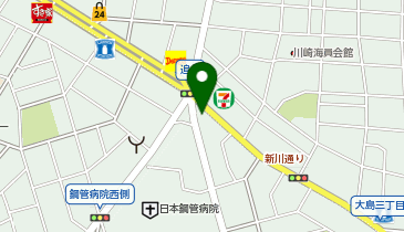 川崎警察署大島町交番の地図画像