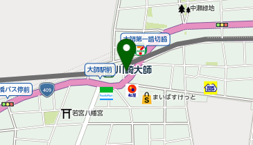 川崎警察署大師駅前交番の地図画像