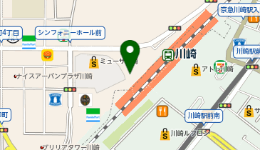 幸警察署川崎駅西口交番の地図画像