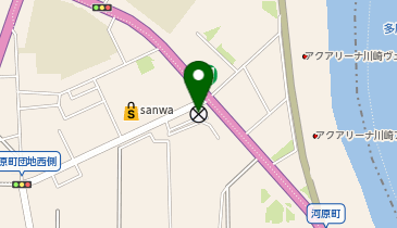 幸警察署河原町交番の地図画像