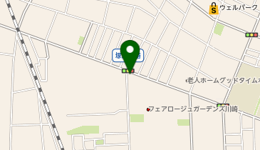 幸警察署塚越交番の地図画像