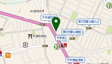 幸警察署下平間交番の地図画像