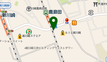 幸警察署鹿島田駅前交番の地図画像