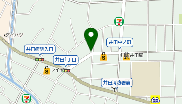 中原警察署井田交番の地図画像