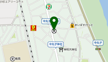 中原警察署中丸子交番の地図画像