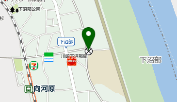 中原警察署向河原交番の地図画像