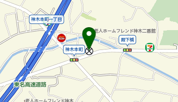 宮前警察署神木交番の地図画像