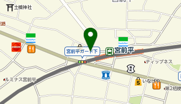 宮前警察署宮前平駅前交番の地図画像