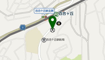 麻生警察署百合丘交番の地図画像