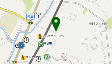 麻生警察署柿生交番の地図画像