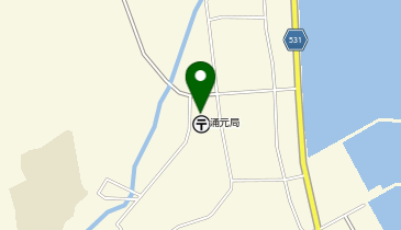 木古内警察署涌元駐在所の地図画像