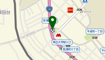 横須賀警察署安浦町交番の地図画像