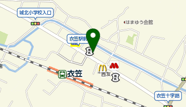 横須賀警察署衣笠駅前交番の地図画像