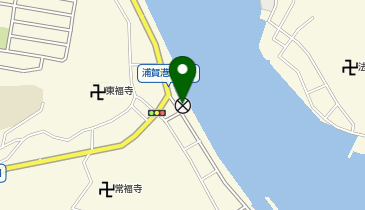 横須賀南警察署浦賀港交番の地図画像