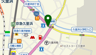 横須賀南警察署久里浜交番の地図画像