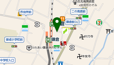 鎌倉警察署鎌倉駅前交番の地図画像