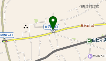 鎌倉警察署長谷交番の地図画像