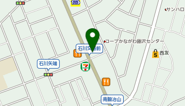 藤沢北警察署石川交番の地図画像