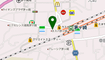 茅ケ崎警察署茅ケ崎駅前交番の地図画像