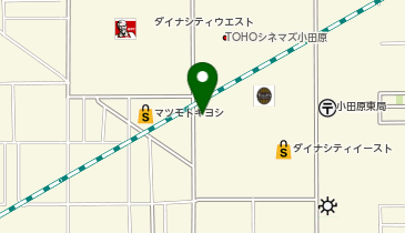 小田原警察署鴨宮川東交番の地図画像