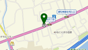 小田原警察署酒匂交番の地図画像