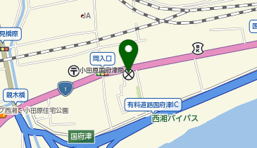 小田原警察署国府津交番の地図画像