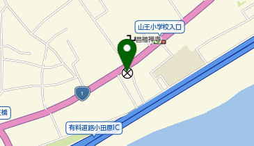 小田原警察署東町交番の地図画像