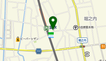 小田原警察署富水駅前交番の地図画像