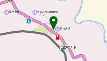 小田原警察署宮ノ下交番の地図画像