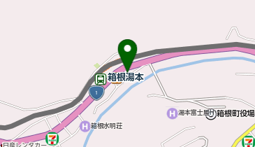 小田原警察署湯本交番の地図画像