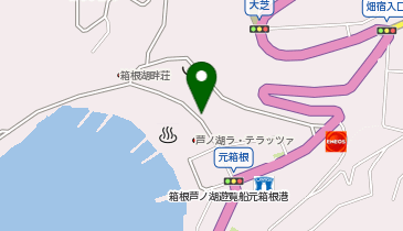 小田原警察署元箱根交番の地図画像