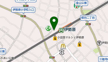 伊勢原警察署伊勢原駅前交番の地図画像