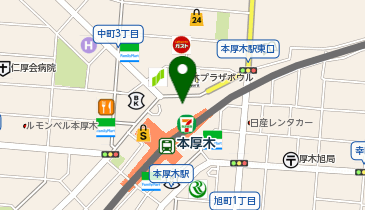 厚木警察署本厚木駅前交番の地図画像