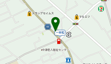 厚木警察署中津交番の地図画像