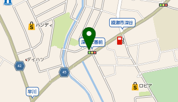 大和警察署深谷交番の地図画像