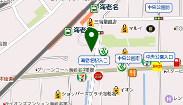 海老名警察署海老名駅前交番の地図画像