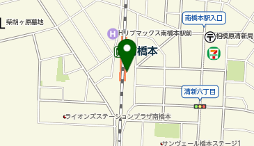 相模原警察署南橋本駅前交番の地図画像