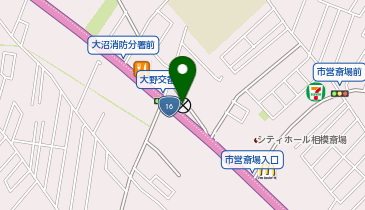 相模原南警察署大野交番の地図画像