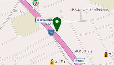 相模原南警察署中和田交番の地図画像