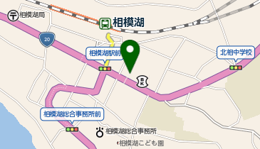 津久井警察署相模湖交番の地図画像