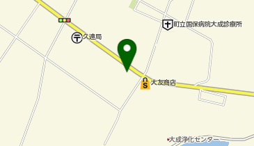 せたな警察署大成駐在所の地図画像