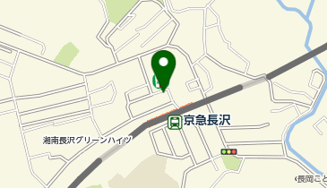 横須賀南警察署長沢駐在所の地図画像