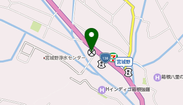 小田原警察署宮城野駐在所の地図画像