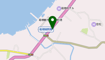 小田原警察署箱根駐在所の地図画像