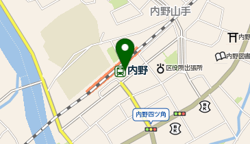 新潟西警察署内野駅前交番の地図画像