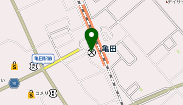 江南警察署亀田駅前交番の地図画像