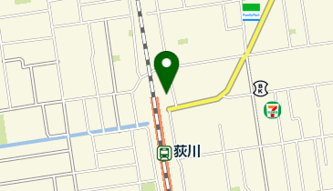 秋葉警察署荻川駅前交番の地図画像