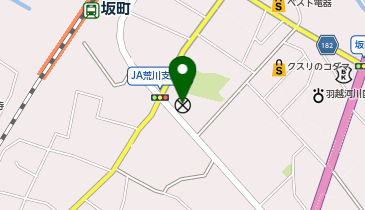 村上警察署坂町交番の地図画像