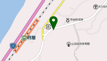 村上警察署府屋交番の地図画像