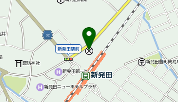 新発田警察署新発田駅前交番の地図画像